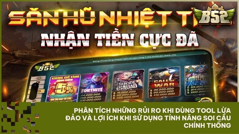 Nguy cơ bị đánh cắp thông tin và tài khoản ngân hàng khi dùng Tool B52 lậu