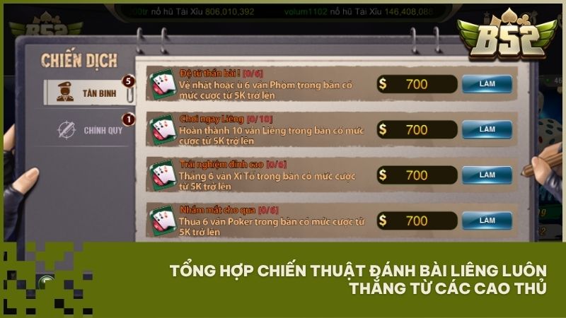 bi kip danh bai online lieng luon thang tu cao thu b52 - Liêng B52Club: Cẩm Nang Chinh Phục Game Bài Đổi Thưởng Bom Tấn 2026