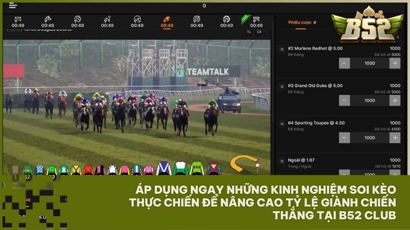 Hãy tận dụng những bí kíp cá cược độc quyền để chinh phục các giải thưởng lớn tại B52 Club