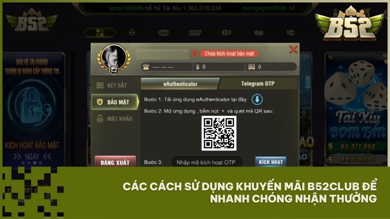 Làm theo quy trình hướng dẫn cách sử dụng khuyến mãi B52Club giúp bạn kích hoạt code và quy đổi thưởng nhanh